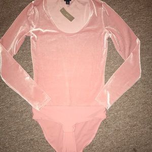 NWT: Bodysuit J.Crew Velvet (baby Pink)
